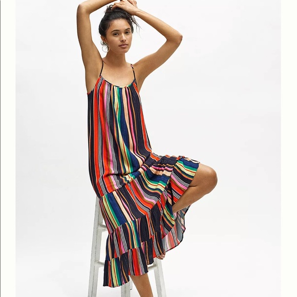 Anthropologie Dresses & Skirts - Anthropologie Farm Rio Rainbow Shimmer Maxi Dress